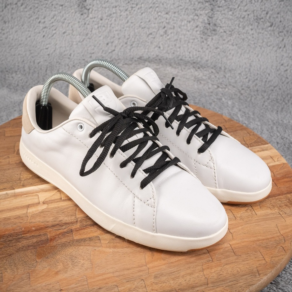 Cole Haan Women's GrandPro Tennis Leather  Optic White W02897 US 8.5 B